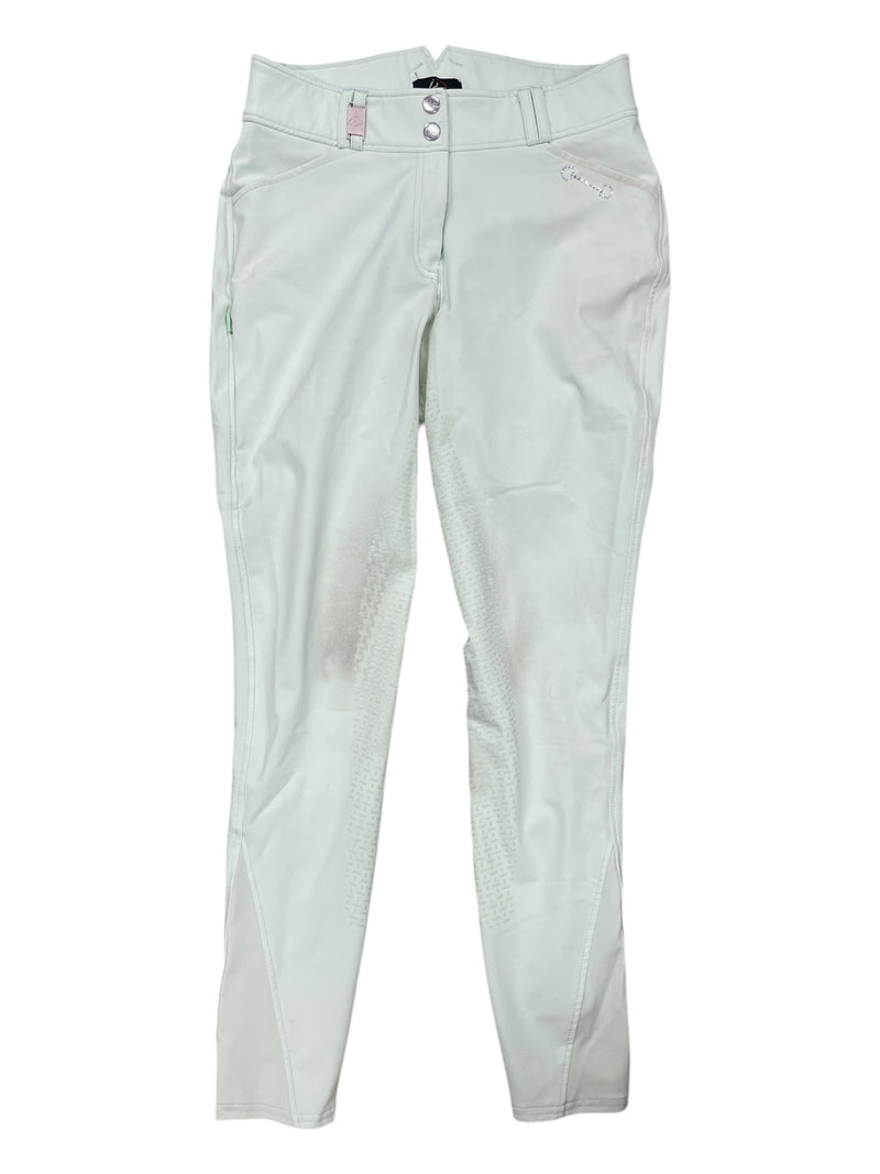 HKM FS Breech - Light Green/Bling - 26 - USED