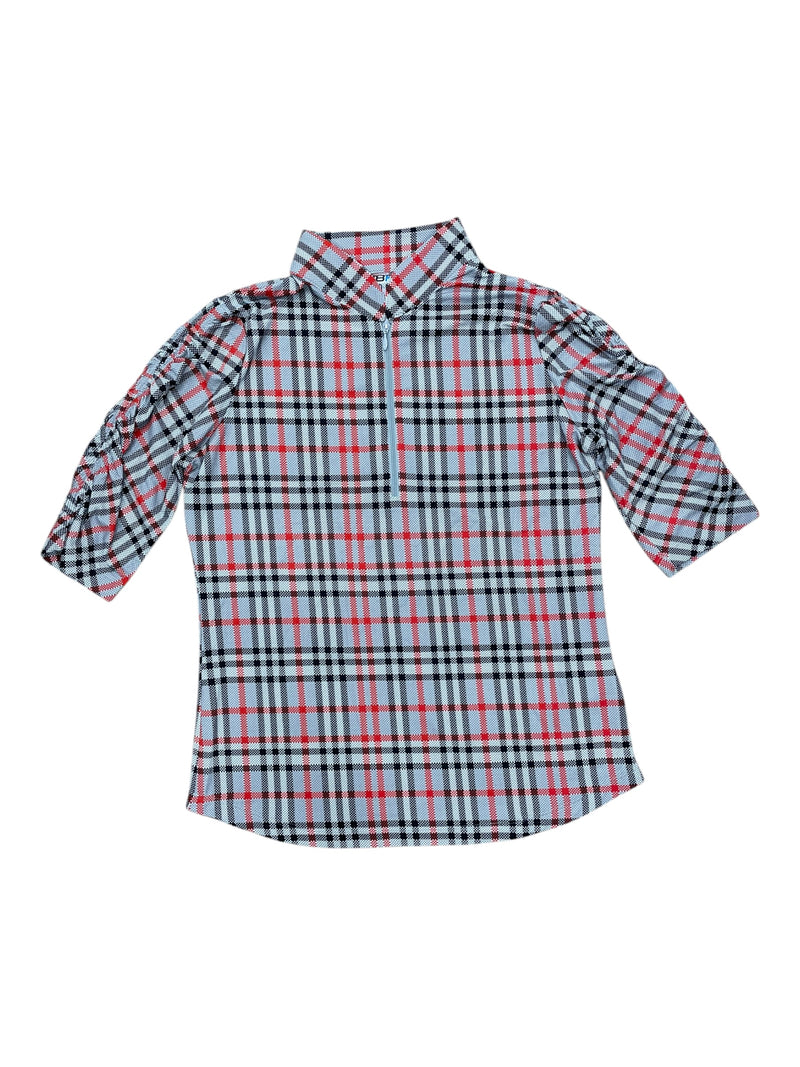 IBKUL SS Sun Shirt - Black/Multi Stripe - S - USED