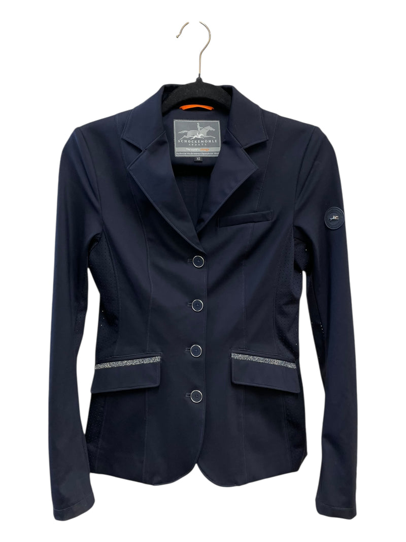 Schockemohle Amelie Show Coat - Navy - XS - USED
