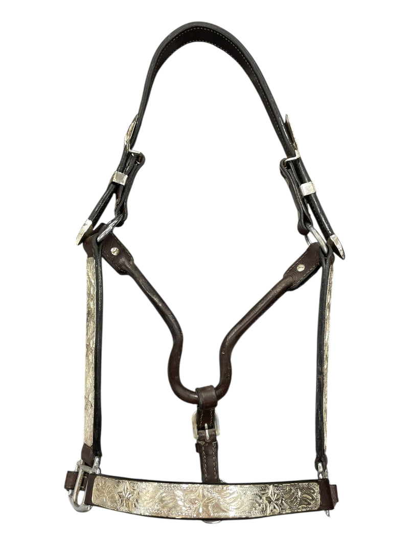 Show Halter/Lead - Brown/Silver - Approx F/S - USED