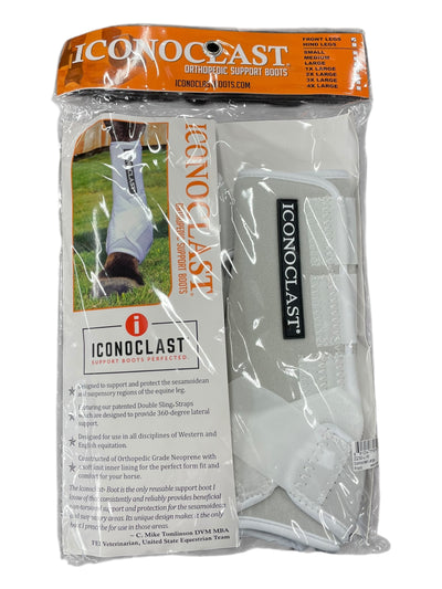 Iconoclast Orthopedic Boots *NWT* - White - Front Large - USED