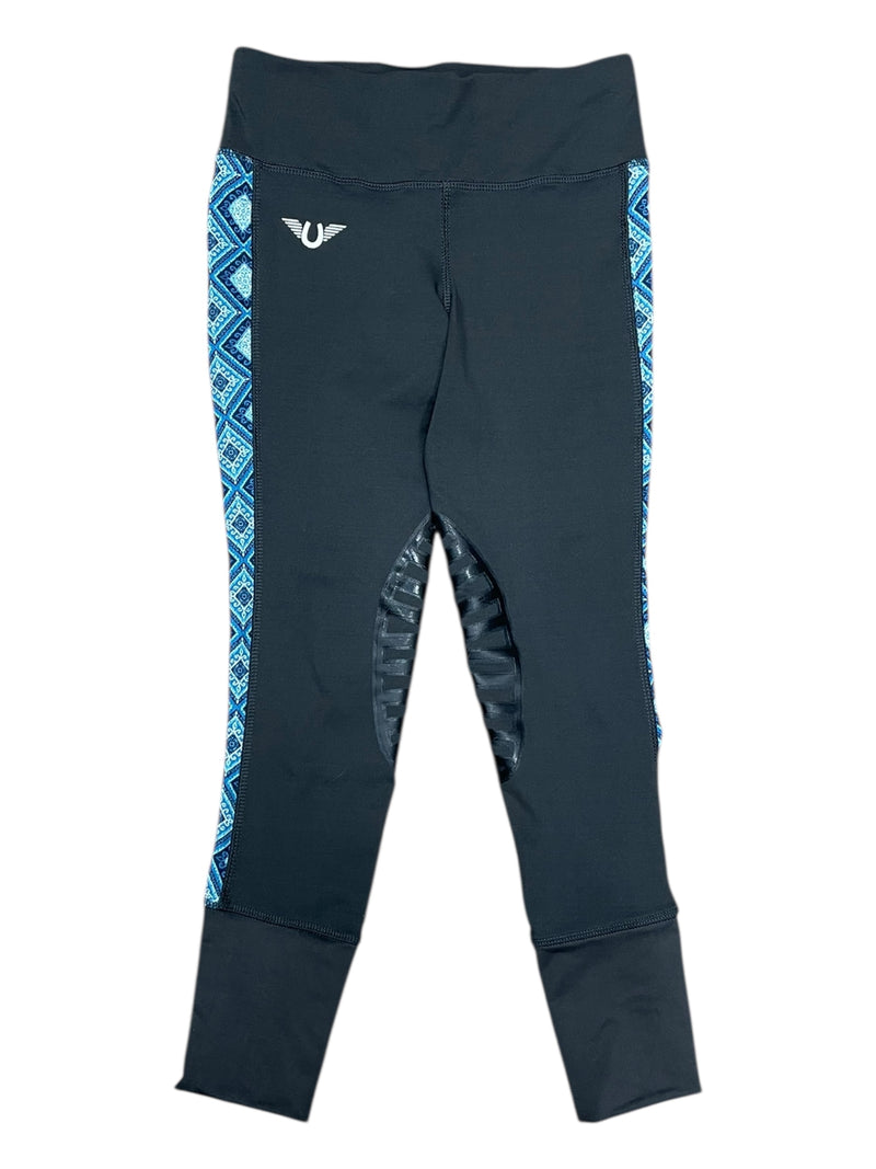 Tuffrider Artemis KP Tight - Charcoal - Youth M - USED