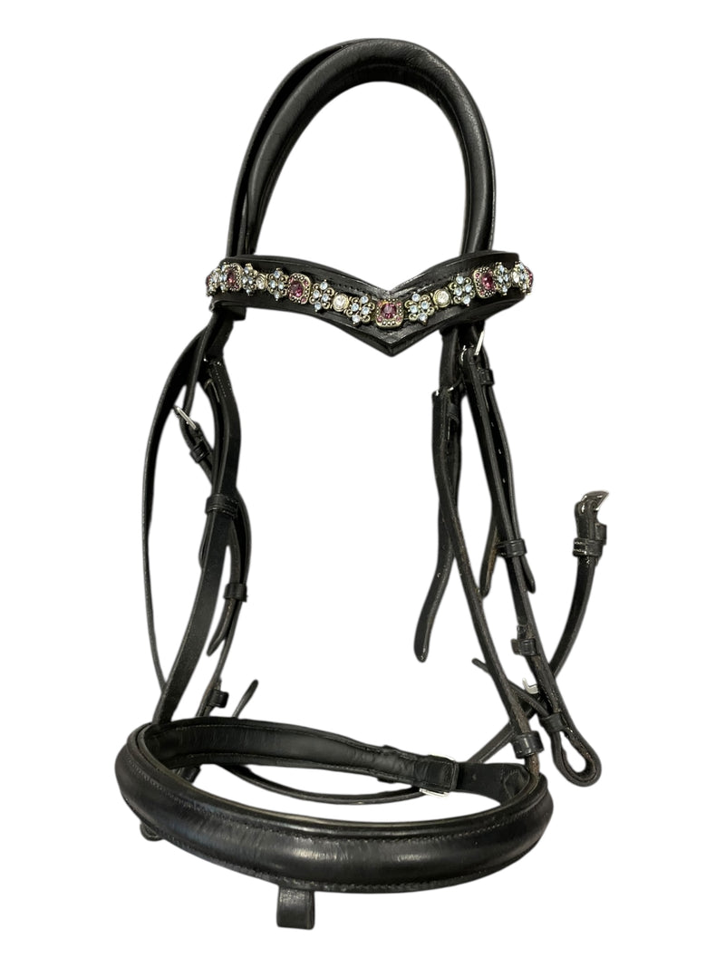 M Toulouse Bridle W/ Reins - Black - F/S - USED