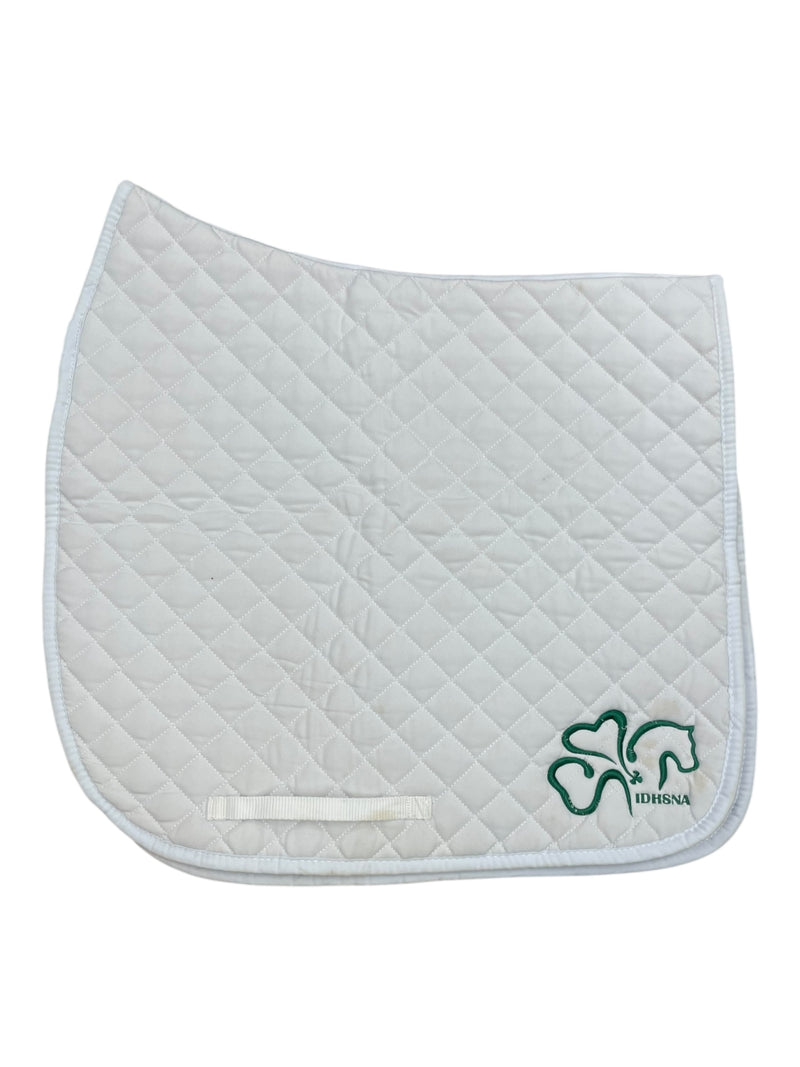 IDHSNA Dressage Pad - White - Approx F/S - USED