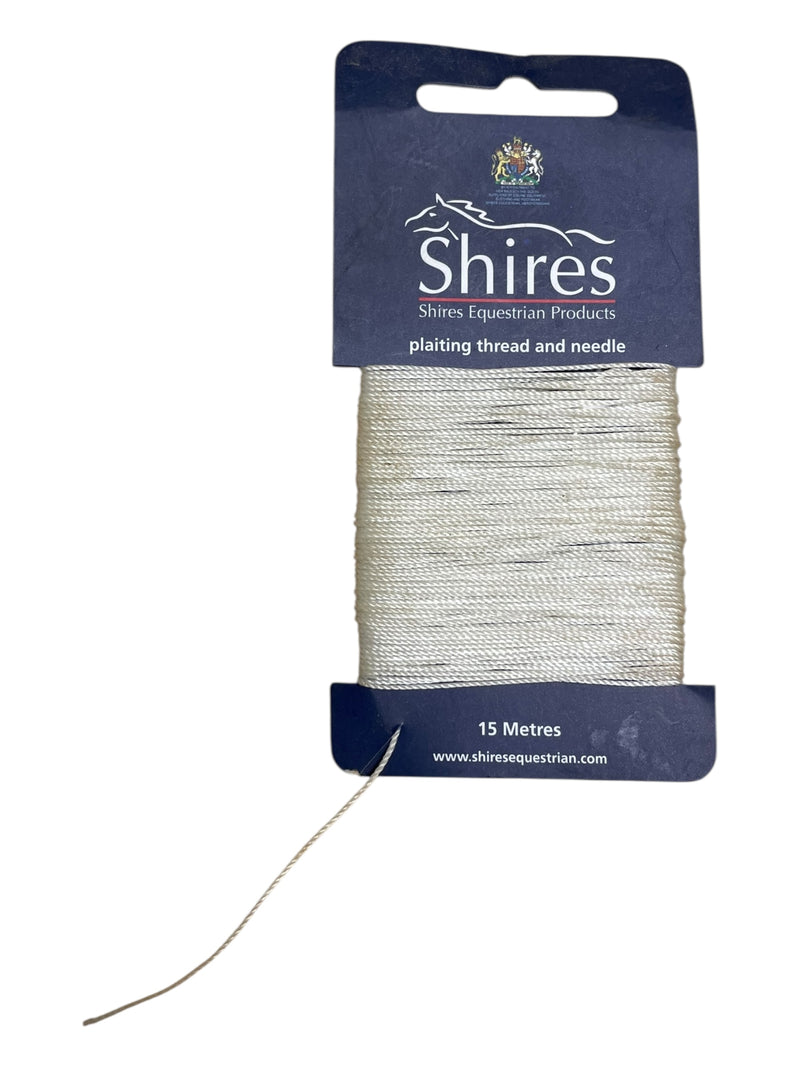 Shires Waxed Braiding Thread *NWT* - White - USED