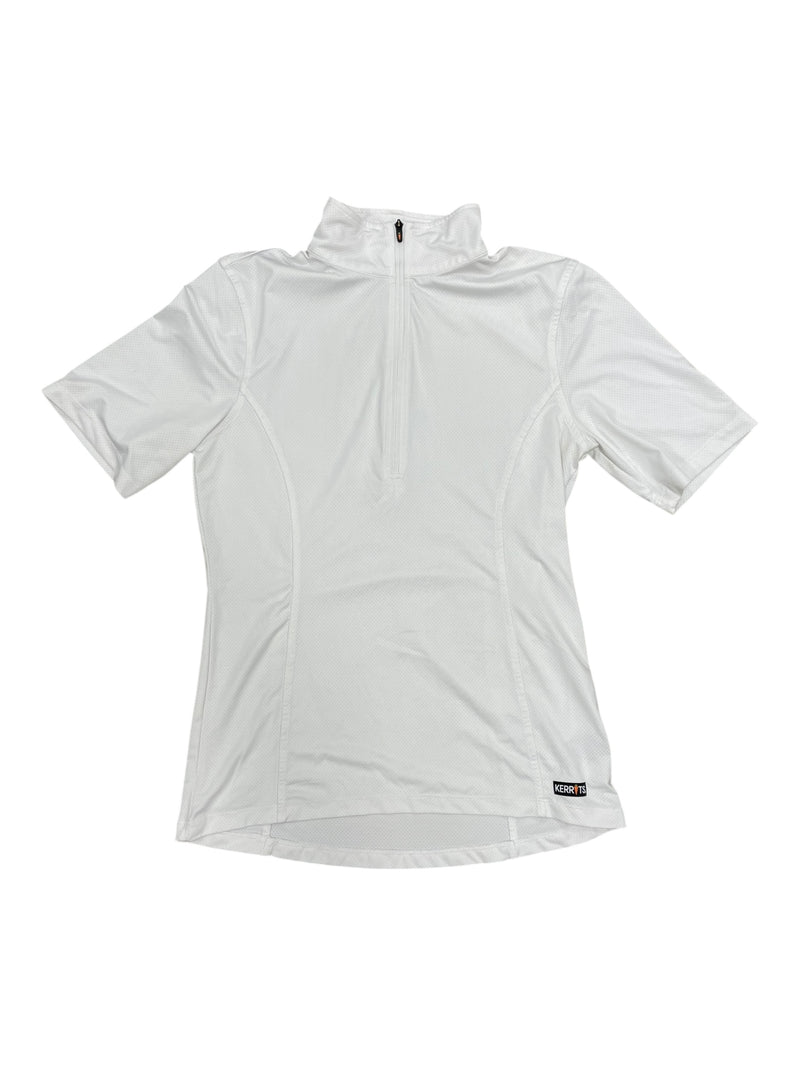 Kerrits SS 1/4 Zip - White - XS - USED