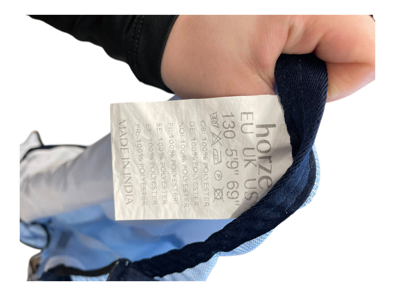 Horze Fly Sheet W/ Bellyband & Neck - Light Blue - 69" - USED