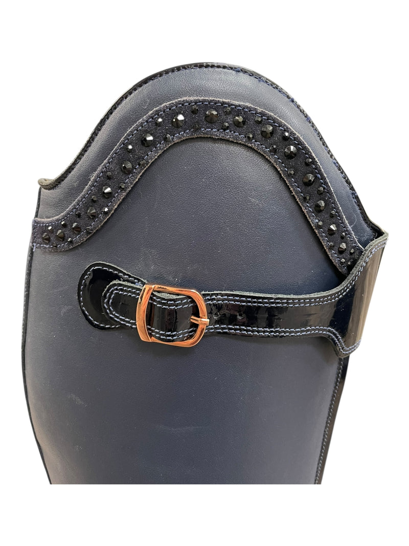 HKM Trinity Dress Boots - Deep Blue - 41 (9.5) Regular/Regular - USED