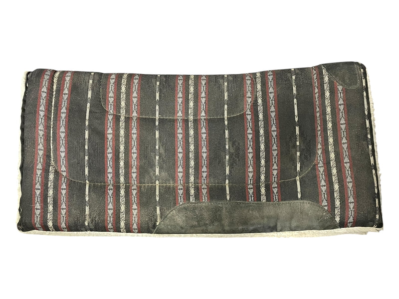Toklat Western Pad - Black/Red/Tan Pattern - Approx 32" x 16" - USED