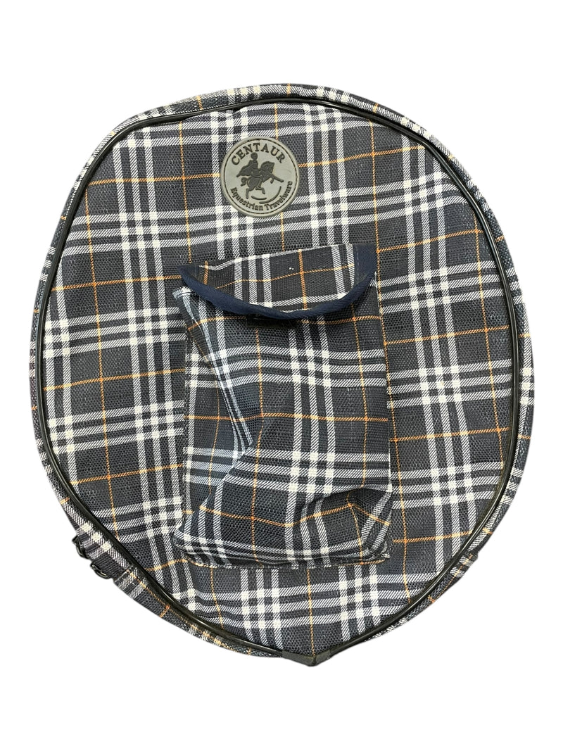 Centaur Helmet Bag - Navy Plaid - One Size - USED