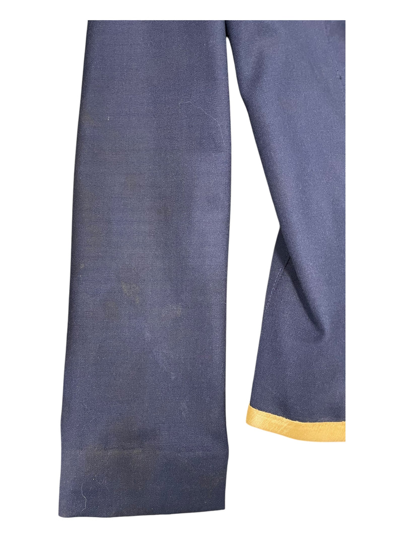 Sittin Pretty Custom Showmanship Outfit - Navy/Gold - Approx 4 - USED