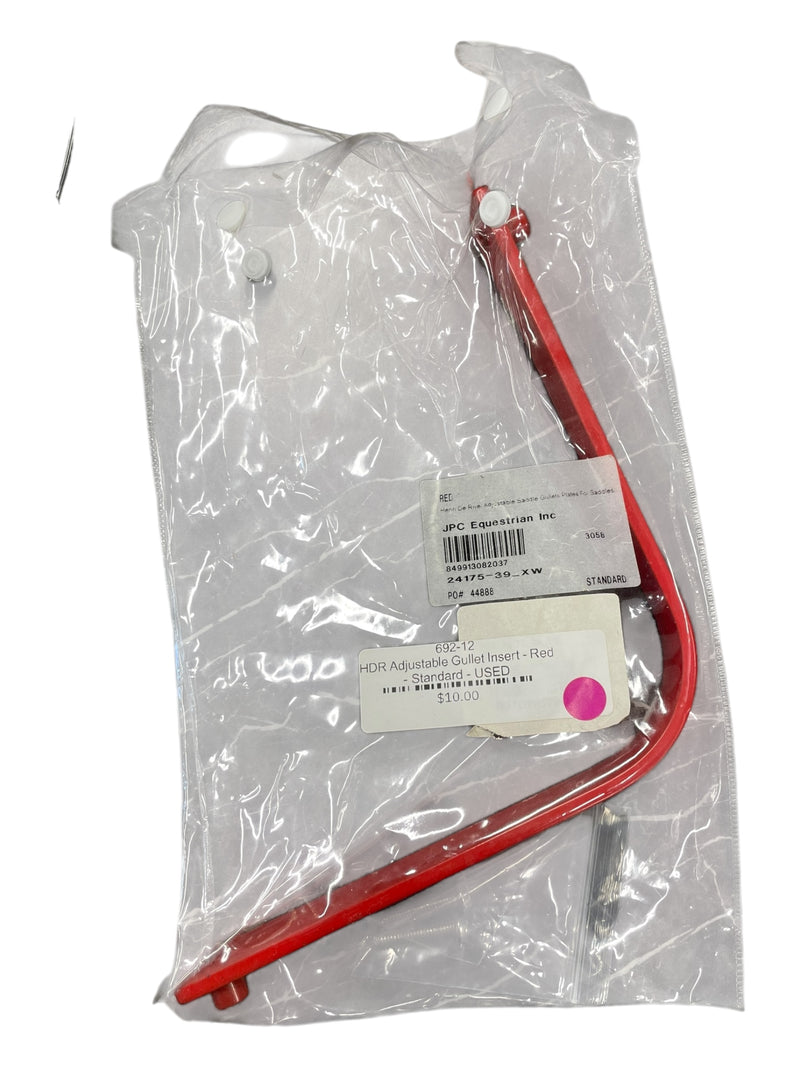 HDR Adjustable Gullet Insert - Red - Standard - USED