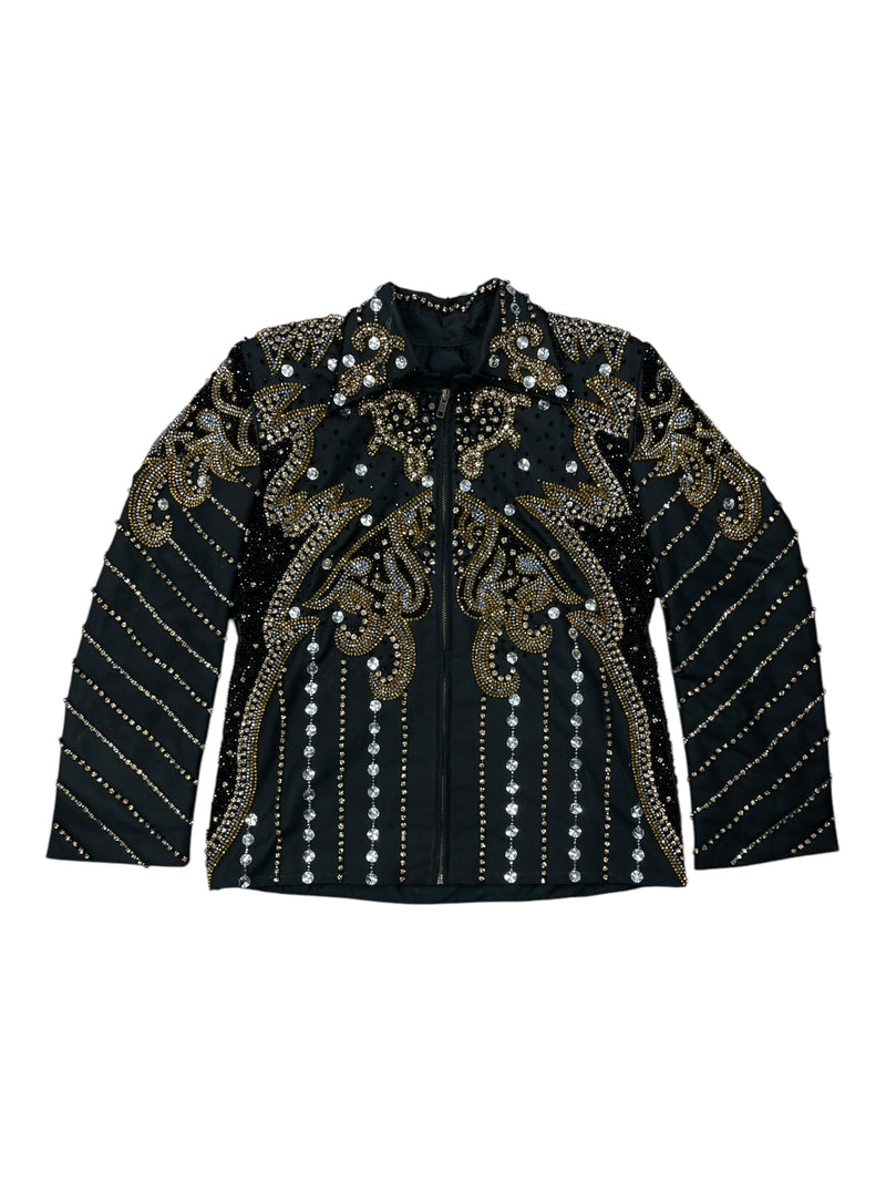 Showmanship Jacket - Black/Gold - Custom Measurements - USED