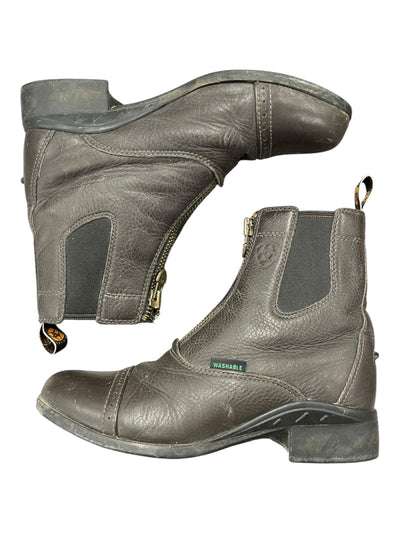 Ariat Paddock Boots - Dark Brown - 6B - USED