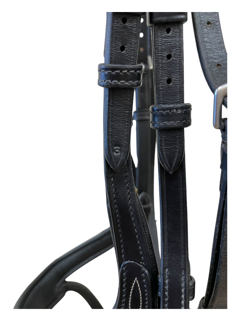 PS Of Sweden "Jump Off" Bridle - Black - Cob Size/Full Crown - USED
