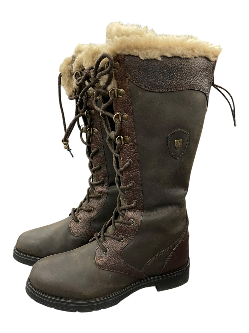 Moretta Jovanne Boots *NWT* *Broken Grommet* - Brown - 7 Reg - USED