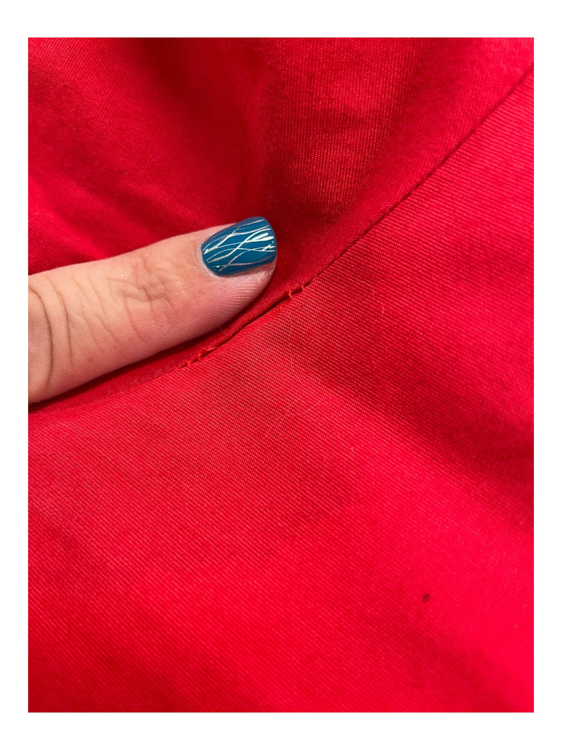 Royal Highness Fitted Horsemanship Shirt - Red/Bling - S - USED