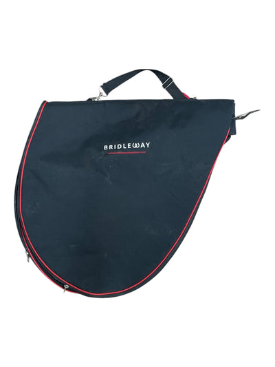 Bridleway Saddle Bag *NWT* - Black/Red - One Size - USED