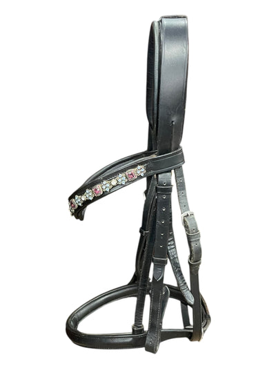 M Toulouse Bridle W/ Reins - Black - F/S - USED