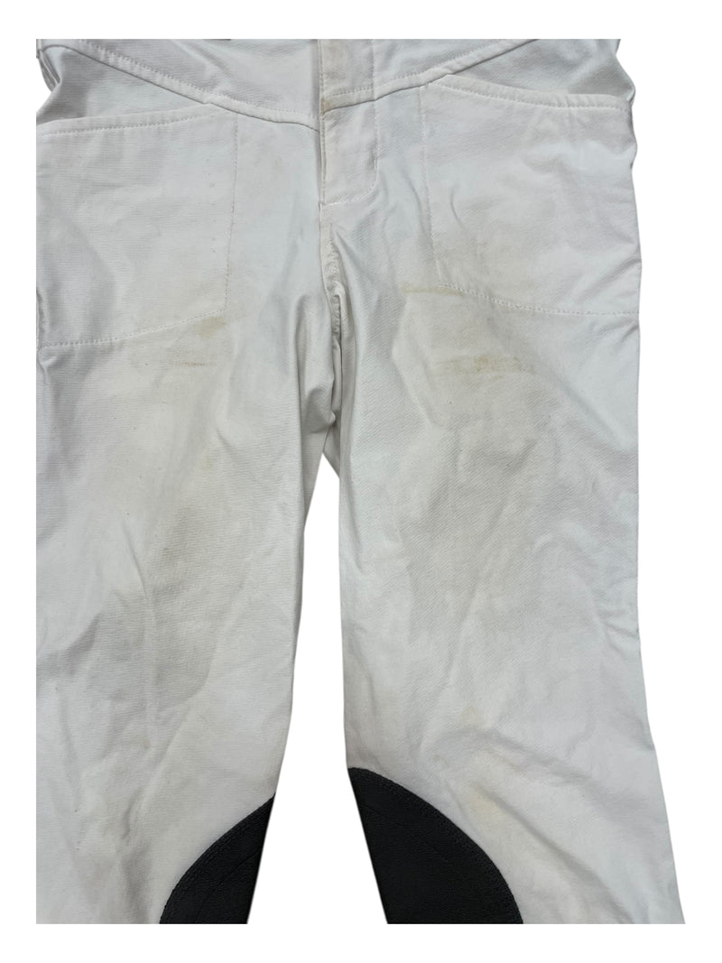 Kerrits KP Breech - White - Youth L - USED