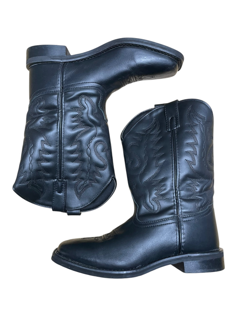 Smoky Mountain Outlaw Boots - Black - Boys 5 R - USED