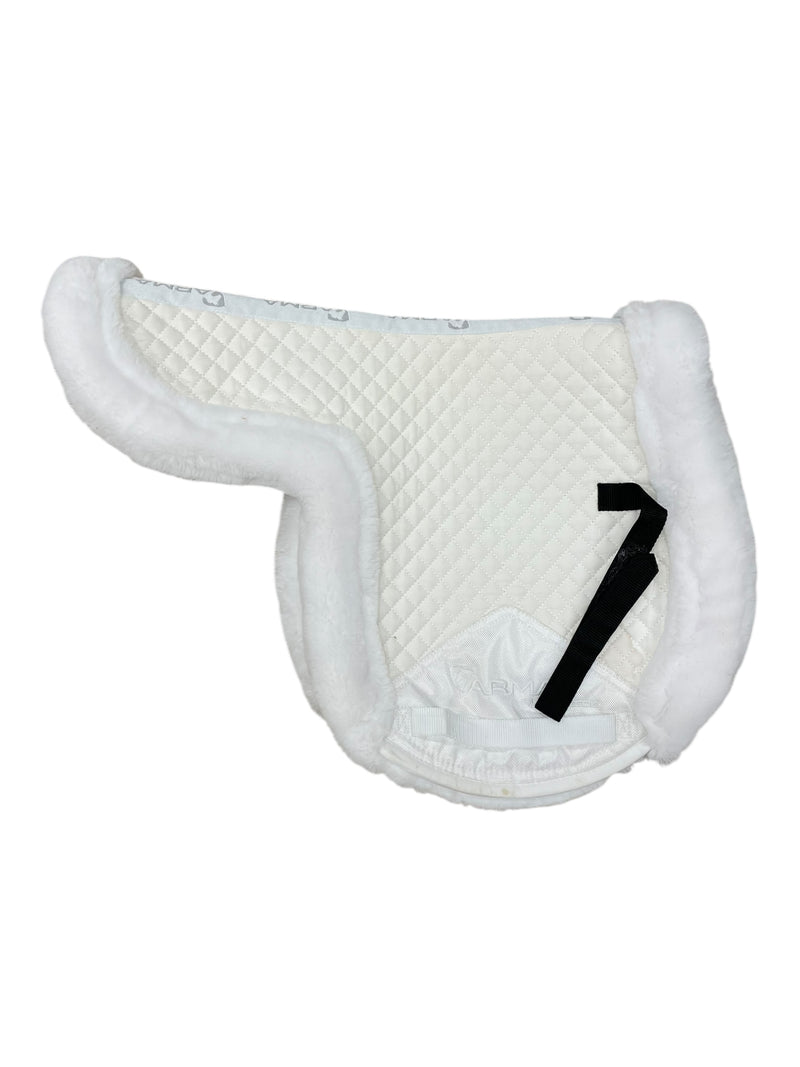 Arma Supafleece Rimmed Shaped Pad - White - 16-16.5" - USED