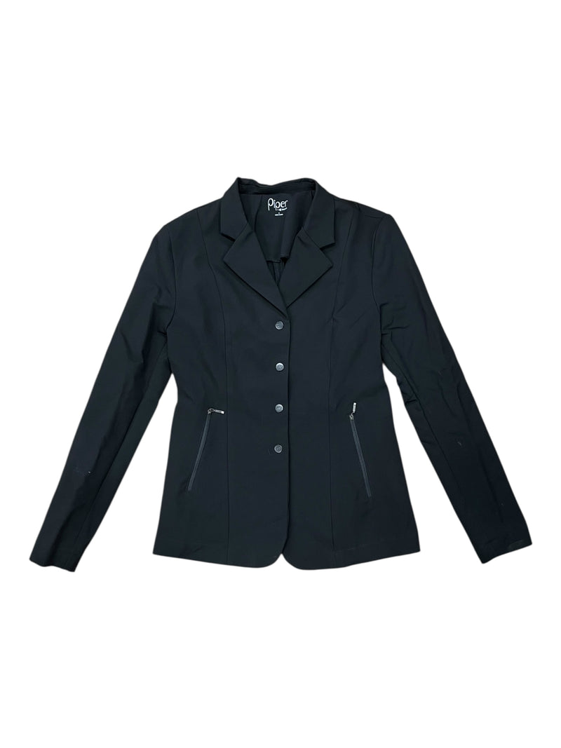 Piper Smartpak Show Coat - Black - 6 - USED