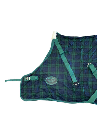 Weatherbeeta Soft Lightweight Stable Sheet - Navy/Green - 76" - USED