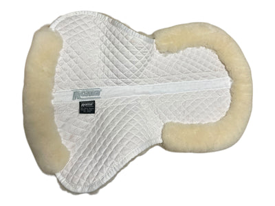 Roma Merino Sheepskin 1/2 Pad - White/Natural - Cob - USED