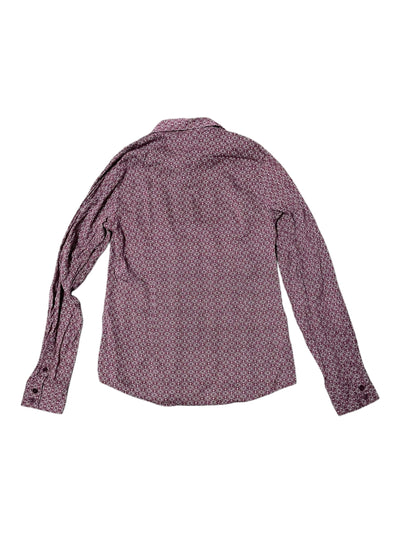 Cinch LS Button Down - Fuchsia/Purple/White Flower - M - USED