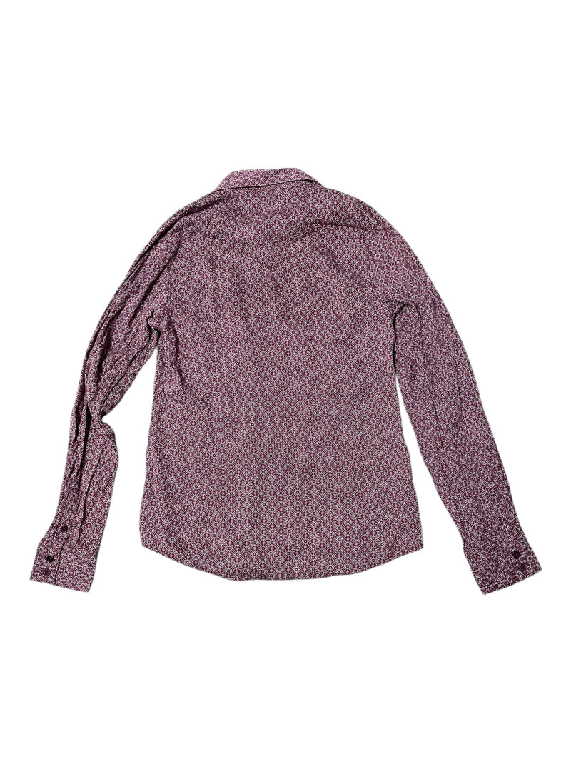 Cinch LS Button Down - Fuchsia/Purple/White Flower - M - USED