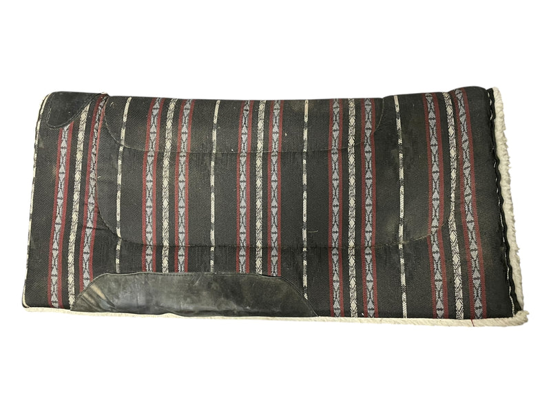 Toklat Western Pad - Black/Red/Tan Pattern - Approx 32" x 16" - USED