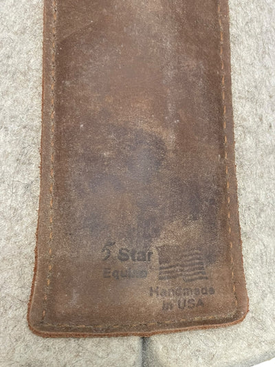 5 Star All Around Western Pad - Natural/Aquamarine - 1" 30x30" - USED