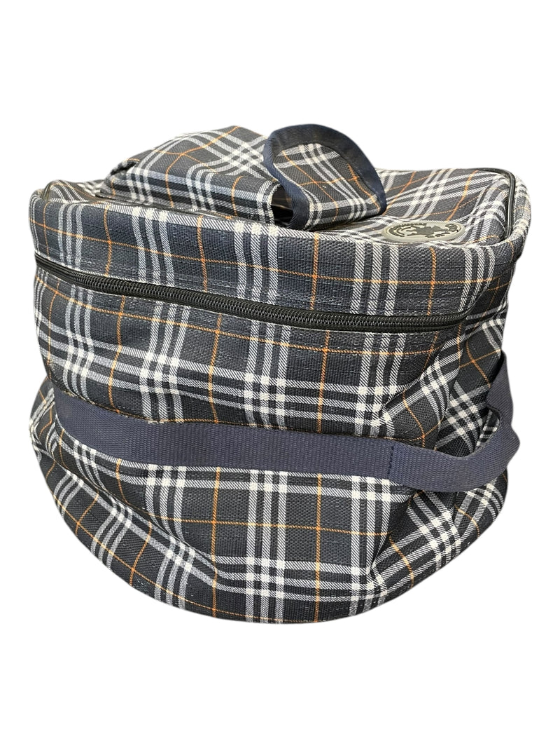 Centaur Helmet Bag - Navy Plaid - One Size - USED