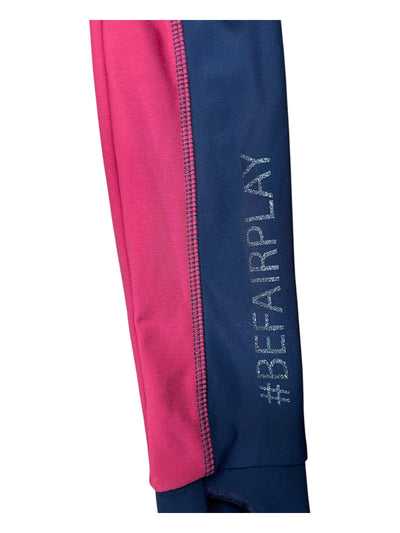 Fair Play Kamila Winter 1/4 Zip Top *NWT* - Dark Pink/Navy - 36 - USED