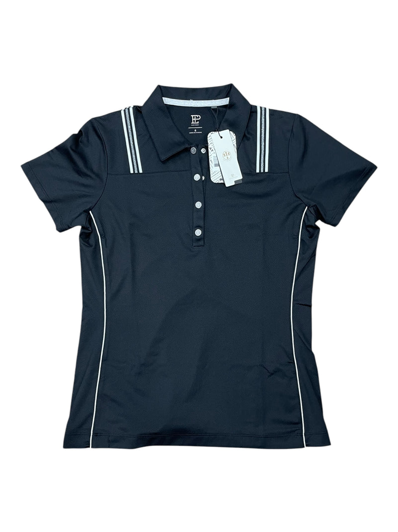 EpnyGolf Snap Placket Polo *NWT* - Black Multi - S - USED