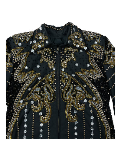 Showmanship Jacket - Black/Gold - Custom Measurements - USED