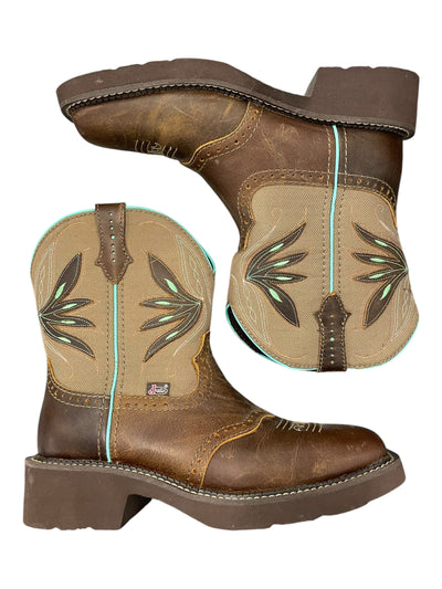Justin's Nettie Western Boots *NWT* - Olive - 8.5B - USED