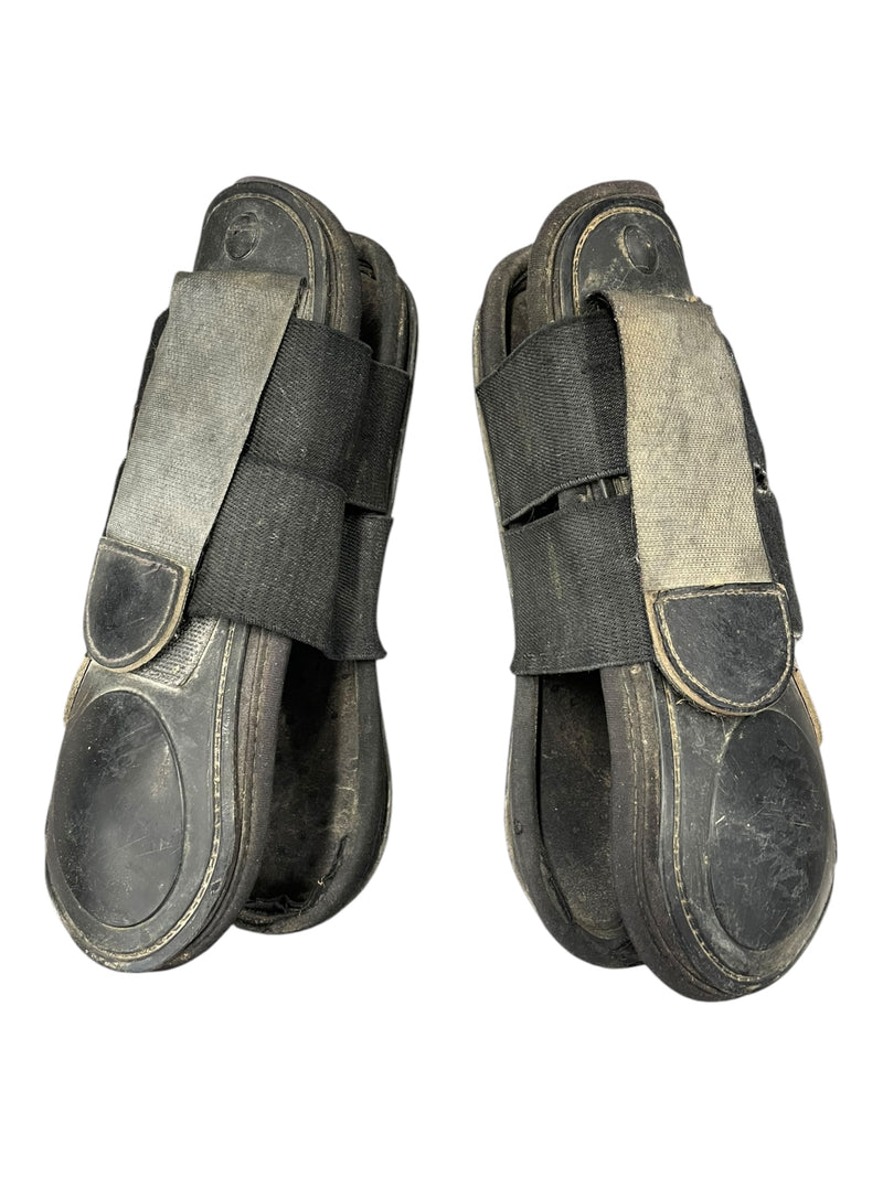 Open Front Boots - Black - L - USED
