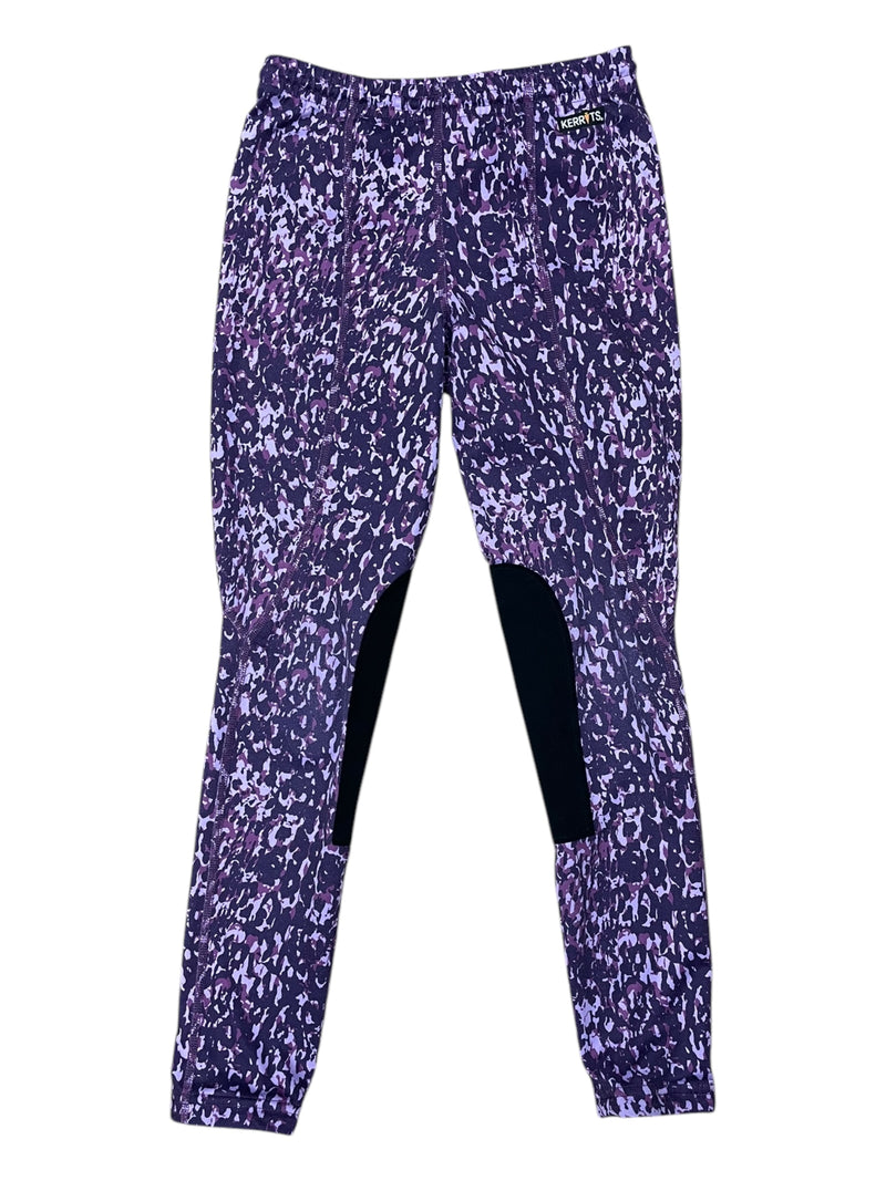 Kerrits KP Tight - Purple Pattern - Youth XL - USED