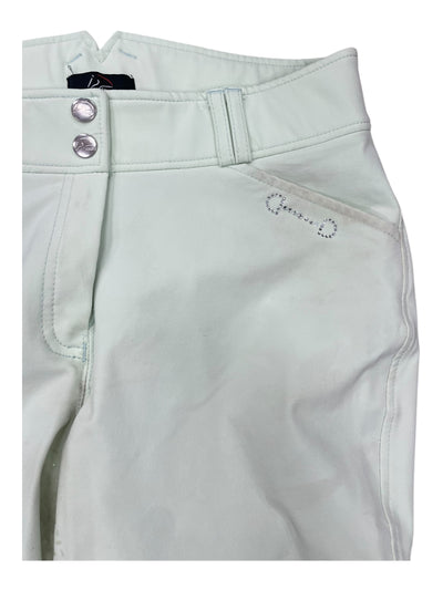 HKM FS Breech - Light Green/Bling - 26 - USED