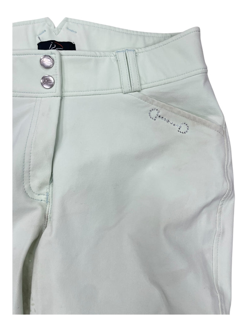 HKM FS Breech - Light Green/Bling - 26 - USED