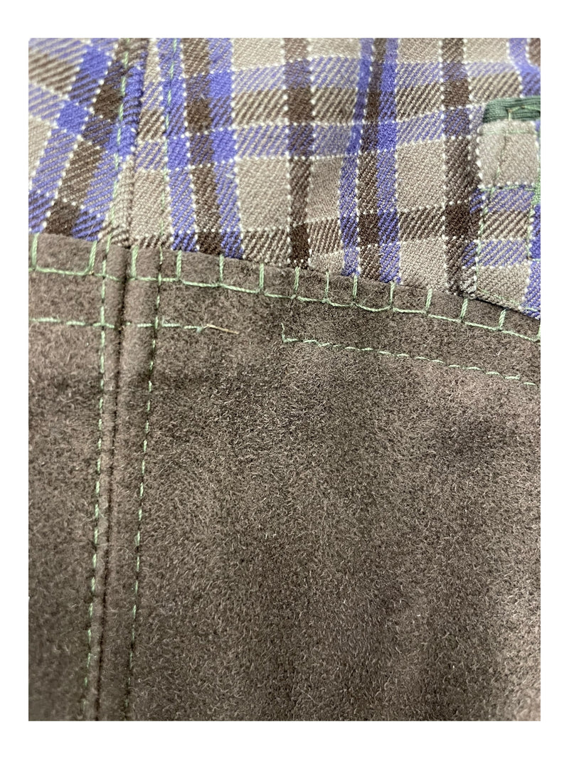 Smartpak Piper FS Breech - Brown/Purple/Green Plaid - 22L - USED