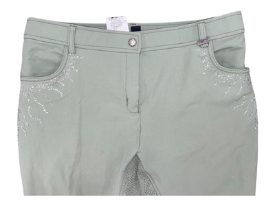 Montar Bling FS Breech - Light Green/Silver Bling - 42 (Approx 30) - USED