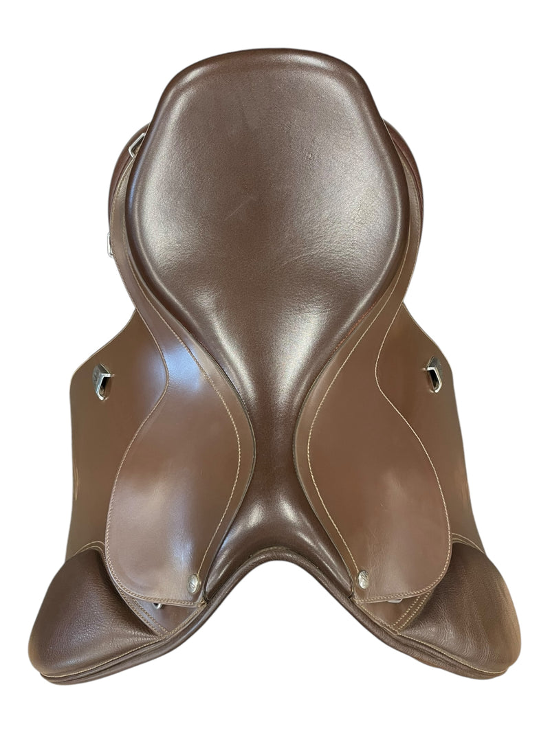 2015 Bates Caprilli CC Saddle - Brown - 43cm (17") - Adj. Gullet - USED