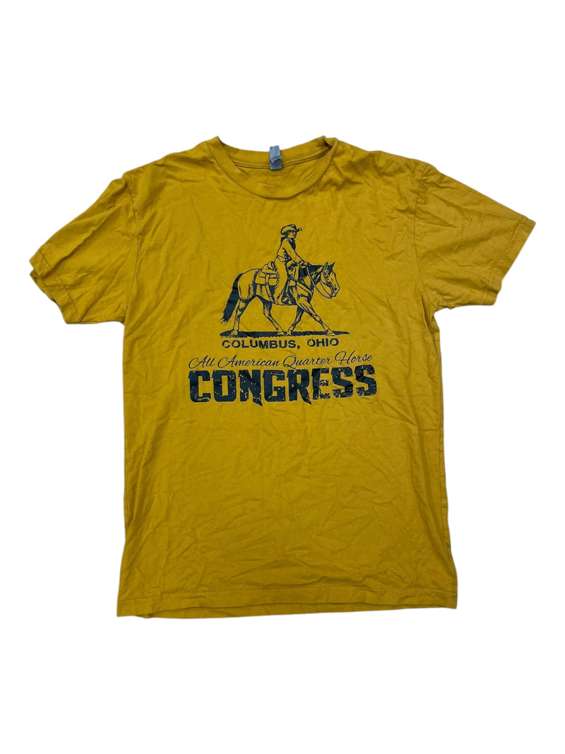Quarter Horse Congress Tee - Yellow - S - USED