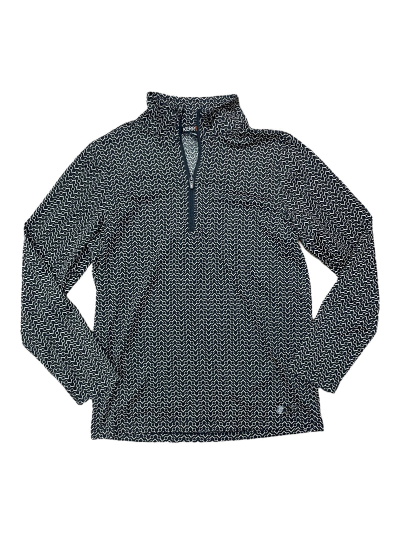 Kerrits LS 1/4 Zip - Black/Bits - Youth M - USED
