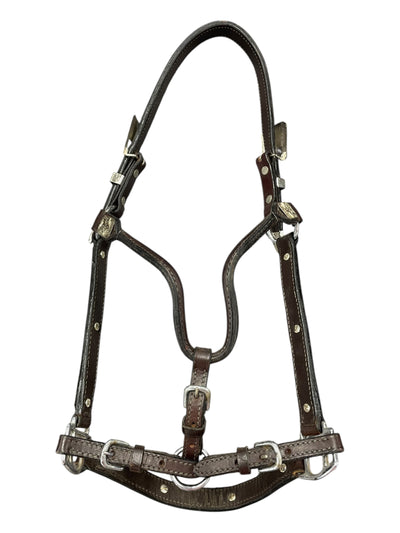 Show Halter/Lead - Brown/Silver - Approx F/S - USED