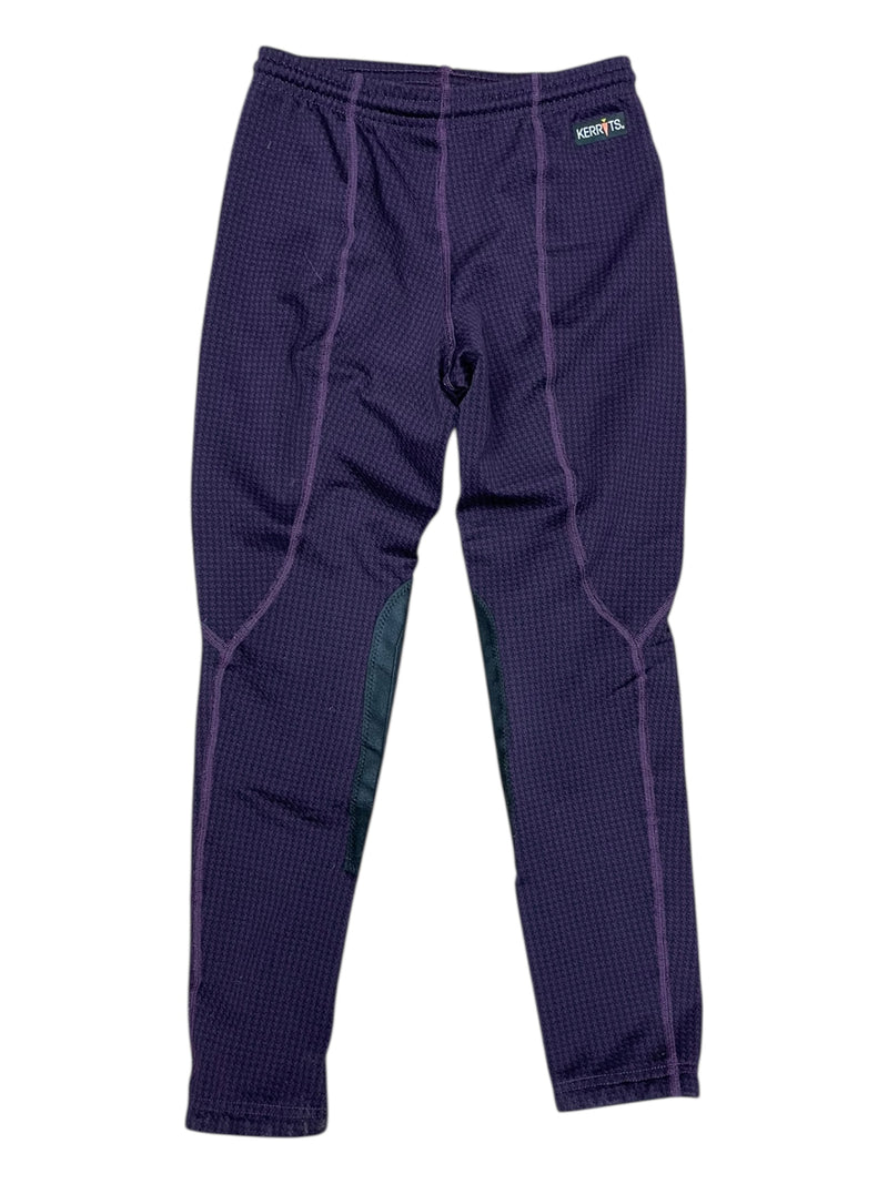 Kerrits KP Tight - Purple/Black Print - Youth L - USED