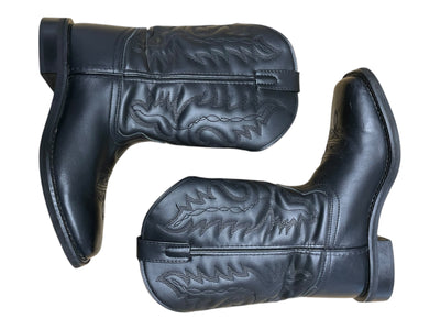 Smoky Mountain Outlaw Boots - Black - Boys 5 R - USED